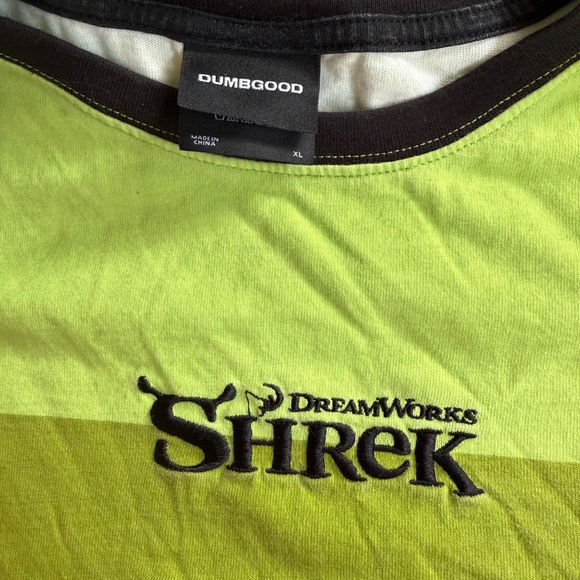 Dumbgood Shrek Striped T-Shirt - Picture 4 of 6